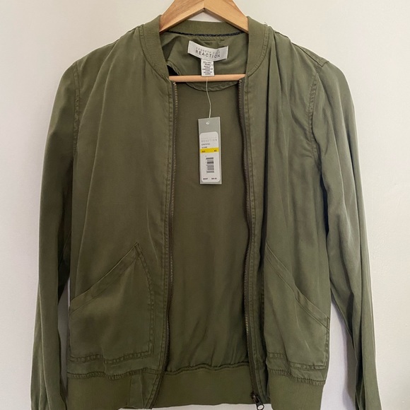 Kenneth Cole Reaction lightweight green jacket XS - Picture 1 of 7